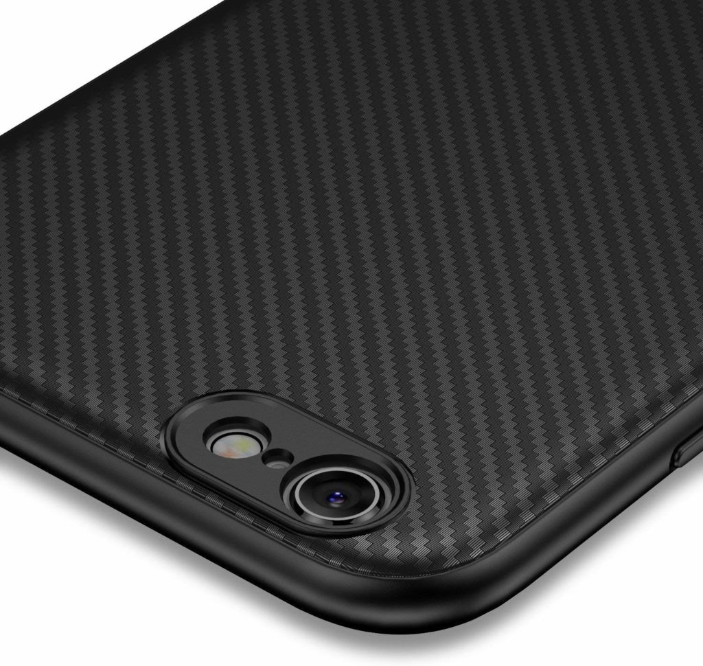 Coque iphone 6 Plus et 6s Plus en fibre de carbone noir